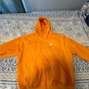 Nike Orange Windbreaker Jacket